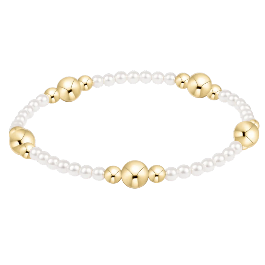 Enewton: Purpose Gold 6mm Pearl Bracelet