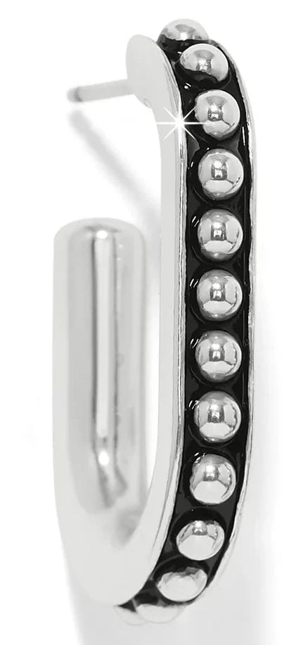 Brighton: Pretty Tough Link Hoop Earrings (JA0300)