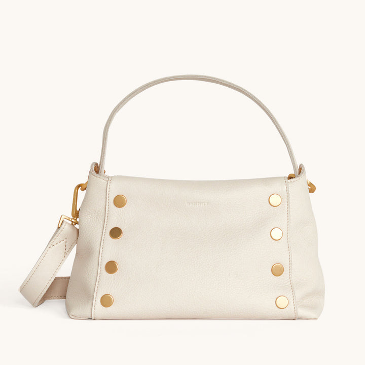Hammitt: Bryant Med in Calla Lily White/Brushed Gold