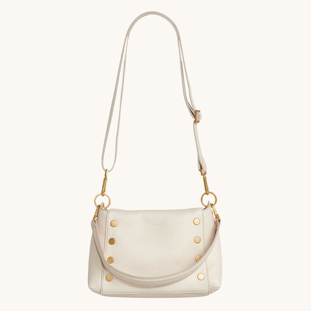 Hammitt: Bryant Med in Calla Lily White/Brushed Gold