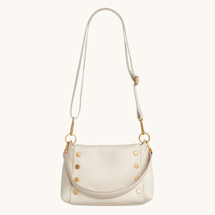 Hammitt: Bryant Med in Calla Lily White/Brushed Gold