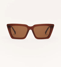 Load image into Gallery viewer, Z Supply: Feel Good Polarized Sunglasses in Chestnut
