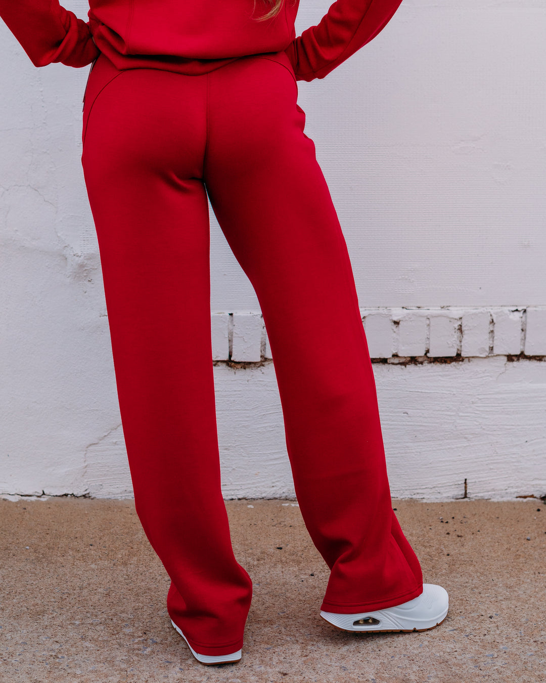 Spanx: Airessentials® Straight Leg Pant in Fuchsia (50241R) - The Vogue Boutique