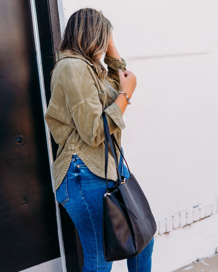 Dear John: Gina Jacket in Olive Branch