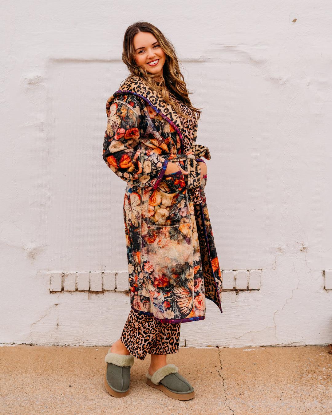Johnny Was: Aditi Robe (Reversible) in Leopard