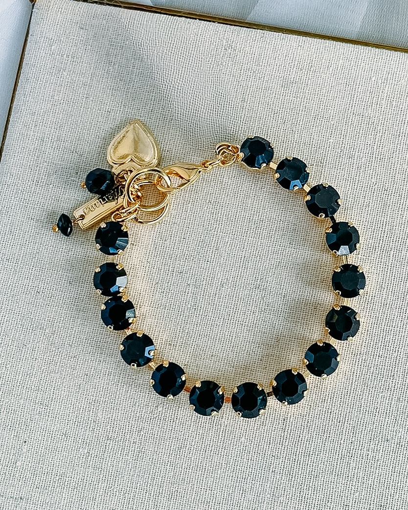 Mariana: Black Everyday Bracelet - B-4252-280280-YG - The Vogue Boutique