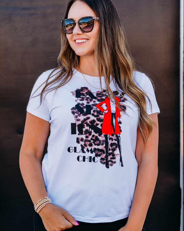 Frank Lyman: White Tee 253712