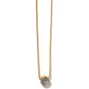 Brighton: Ferrara Two Tone Luce Mini Pendant Necklace