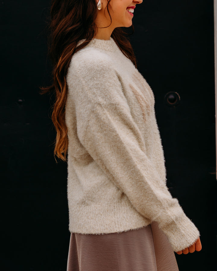 Z Supply: Merry Gold Sweater in Warm White