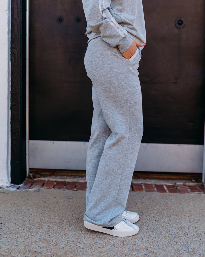 Esqualo: Light Grey Modal Athletic Pant (05506)
