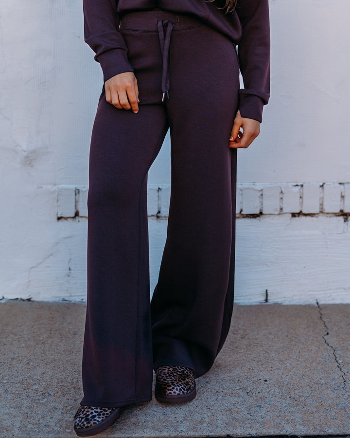 Spanx: Airessentials Wide Leg Pant in Truffle Brown