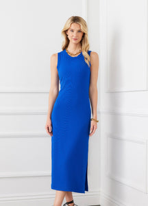 Karen Kane: Midi Column Dress in Blue 1L06222