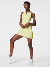 Load image into Gallery viewer, Spanx: Zip Front Racerback Dress in Lemon Lime
