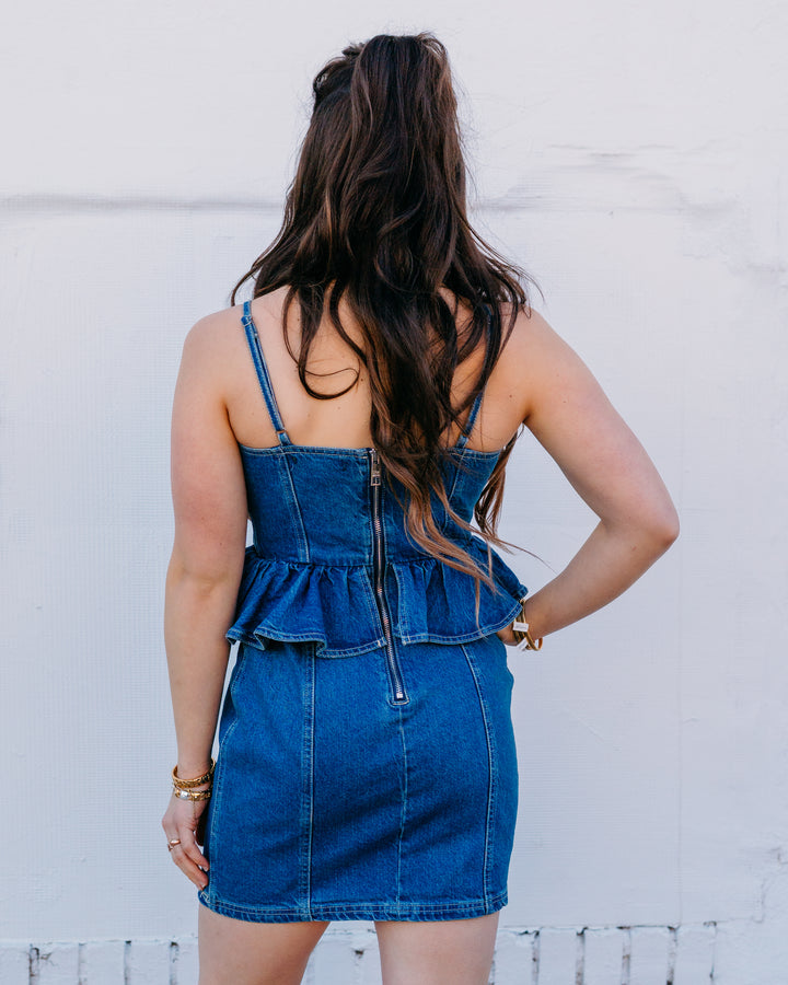 Steve Madden: Giselia Dress in Aruba Blue (SA14409) - The Vogue Boutique