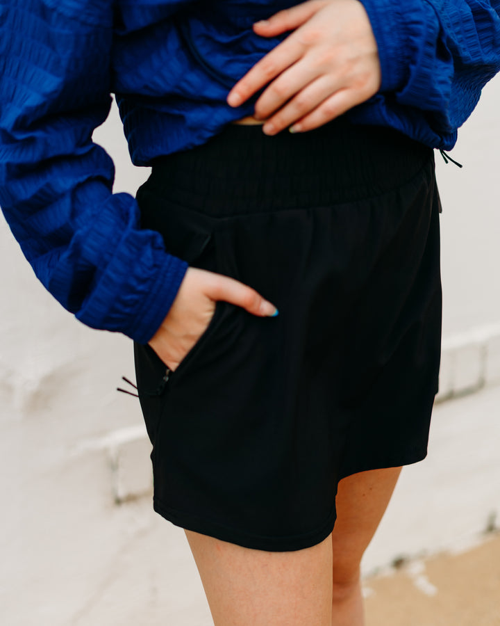 Spanx: On The Move Skort in Very Black 51075R