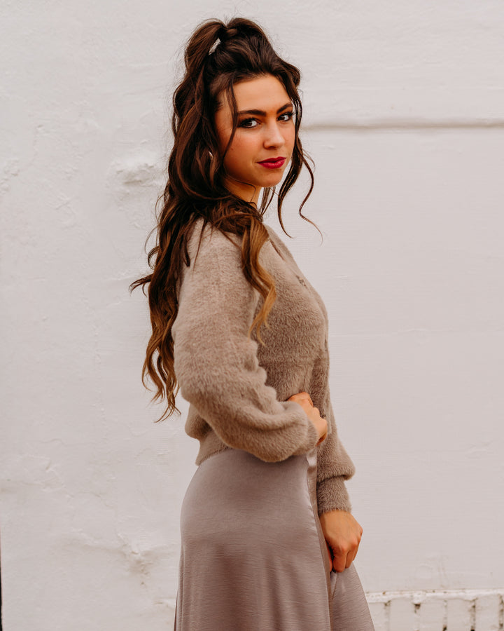 Z Supply: Sadira Fluffy Cardigan in Moonlight