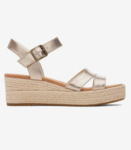 Load image into Gallery viewer, TOMS: Audrey in Light Gold Metallic Leather
