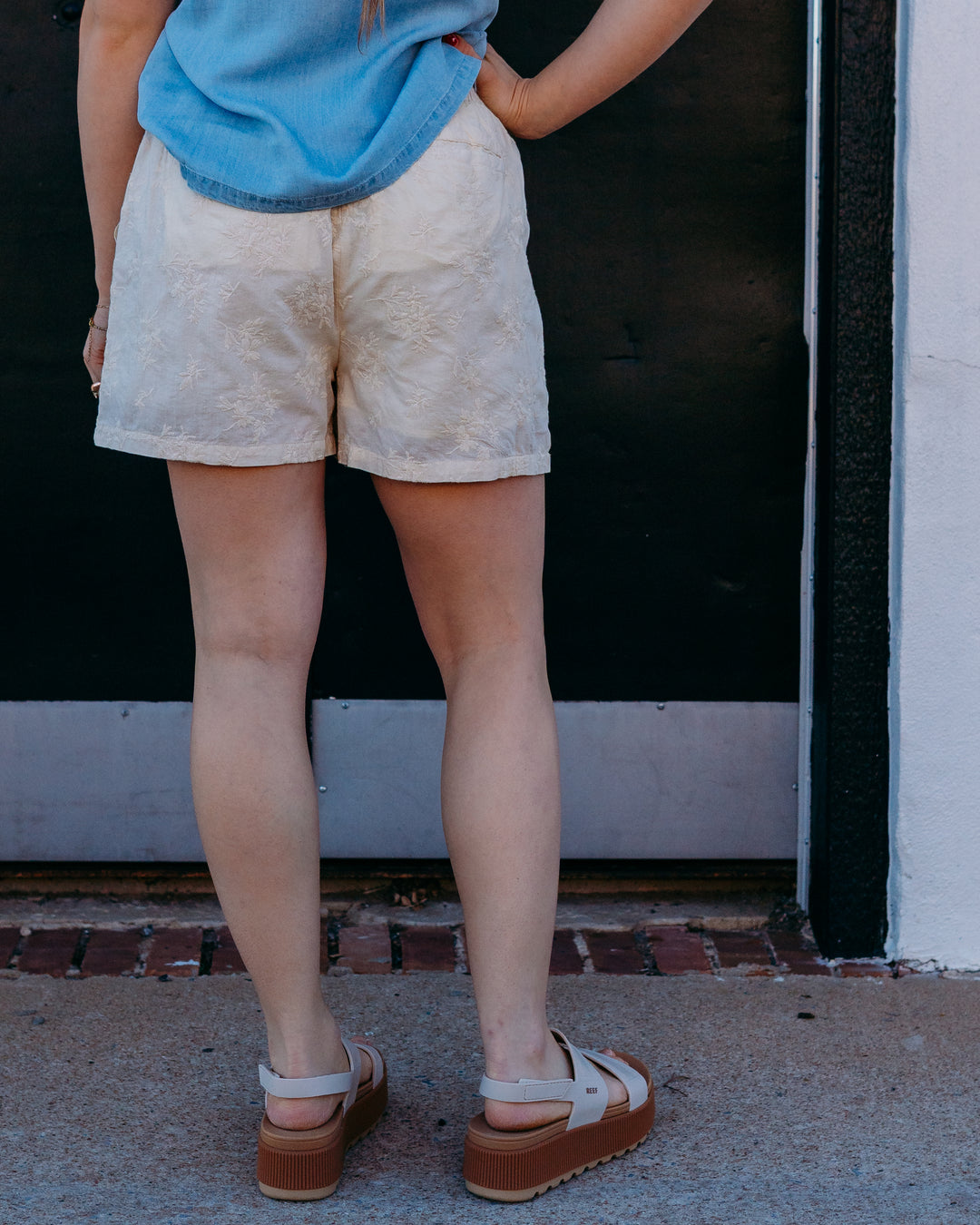 Another Love: Audra Shorts in Vintage Cream - The Vogue Boutique
