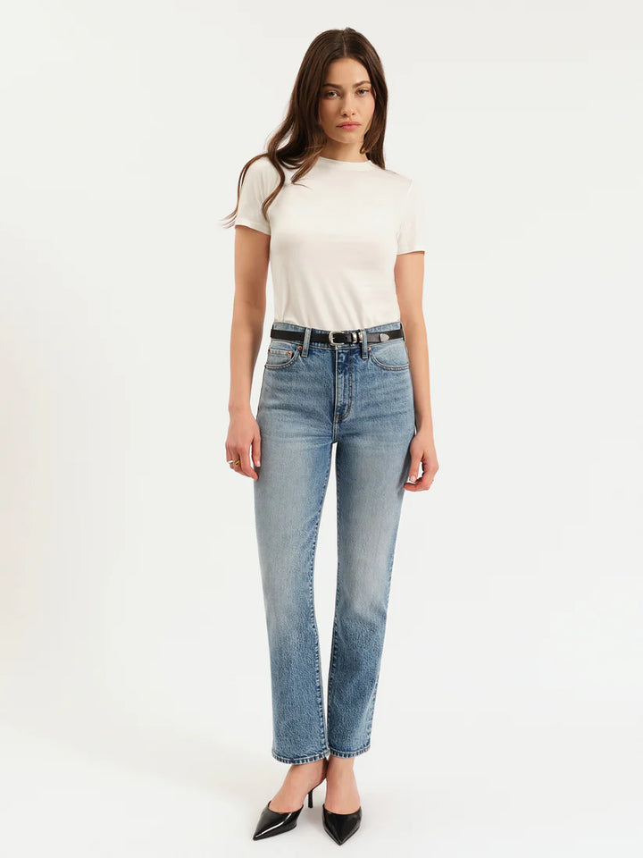 Daze: Smarty Pants High Rise Slim Straight in Face to Face