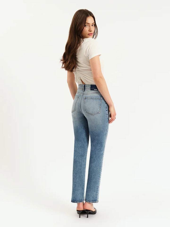 Daze: Smarty Pants High Rise Slim Straight in Face to Face