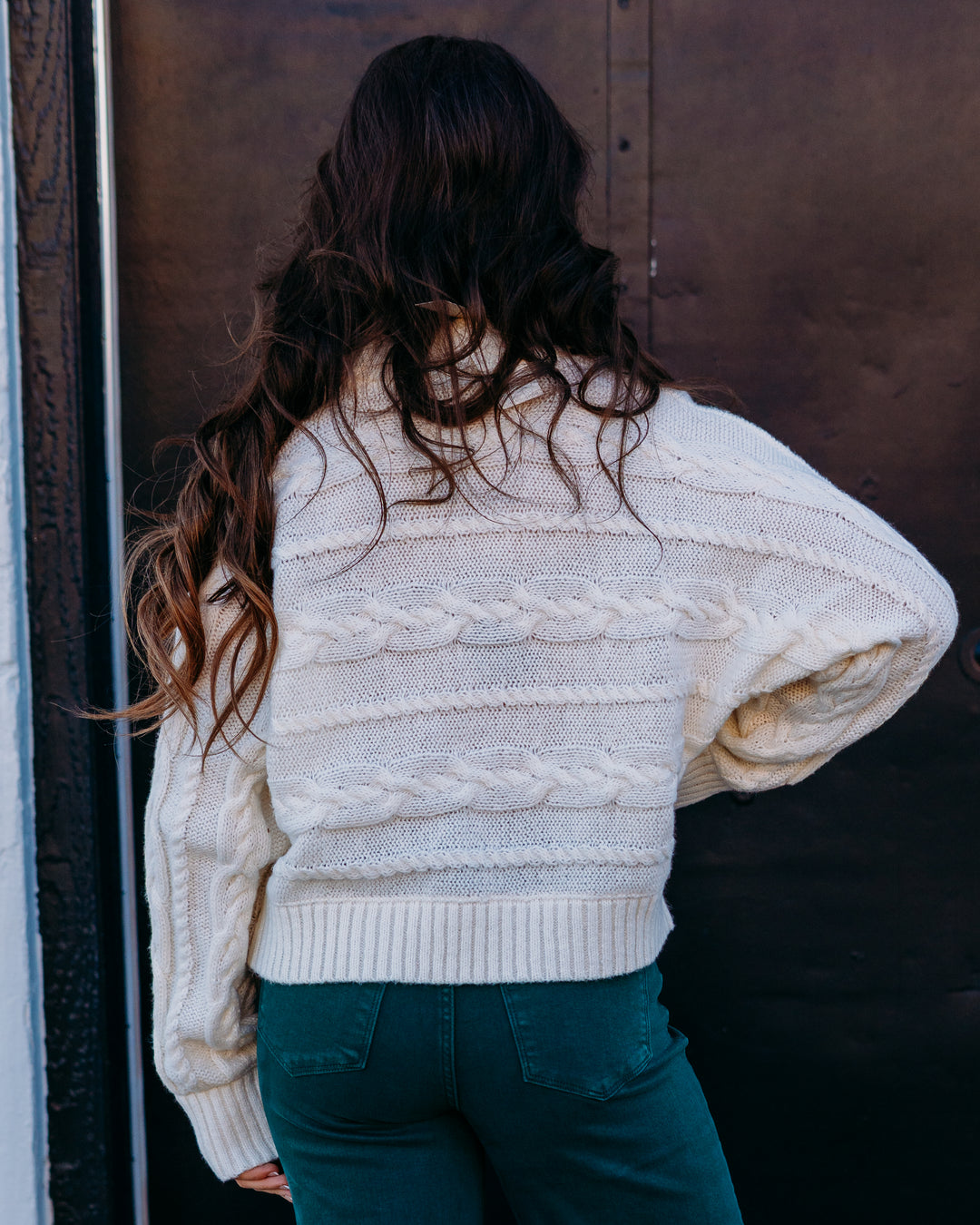 Z Supply: Arctic Cable Sweater in Warm White