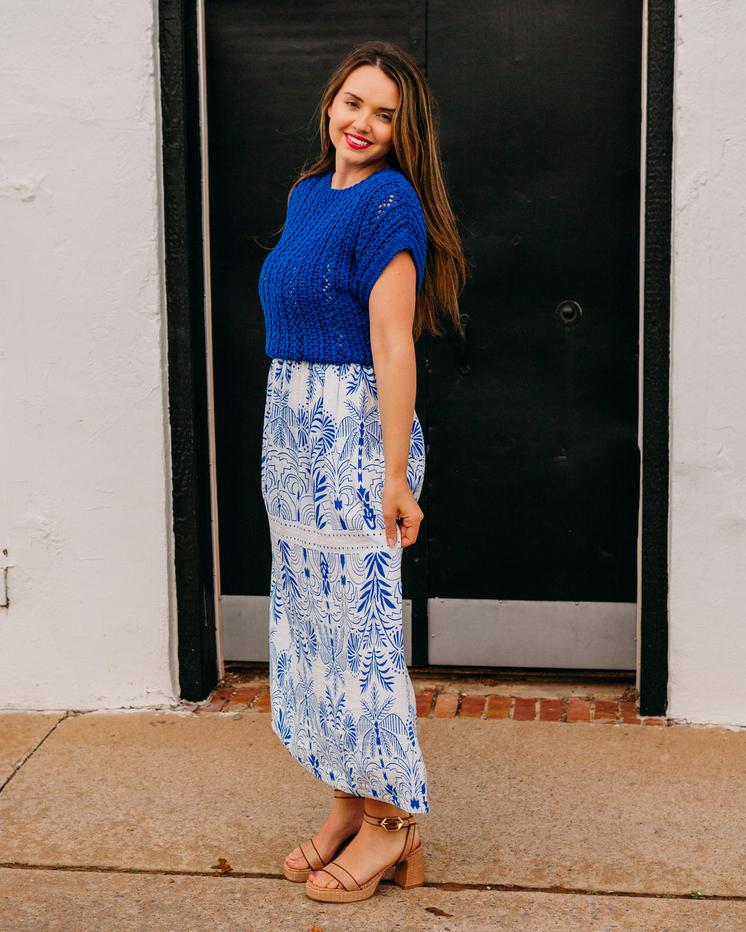 Z Supply: Ballast Crochet Top in Nautical - The Vogue Boutique