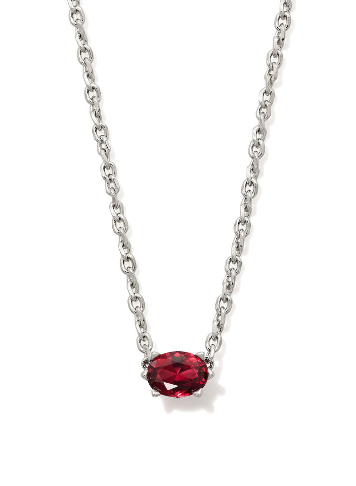 Kendra Scott: Cailin Birthstone Silver Pendant Necklace