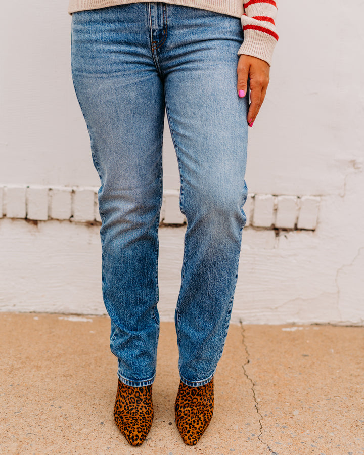 Daze: Smarty Pants High Rise Slim Straight in Face to Face