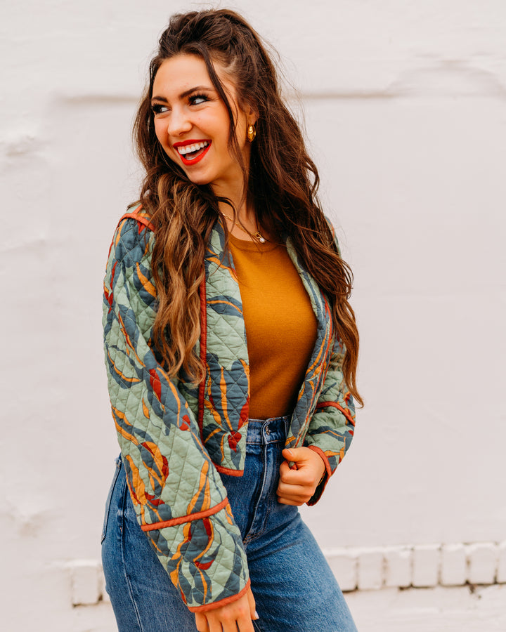 Steve Madden: Adalynn Jacket in Dark Sage
