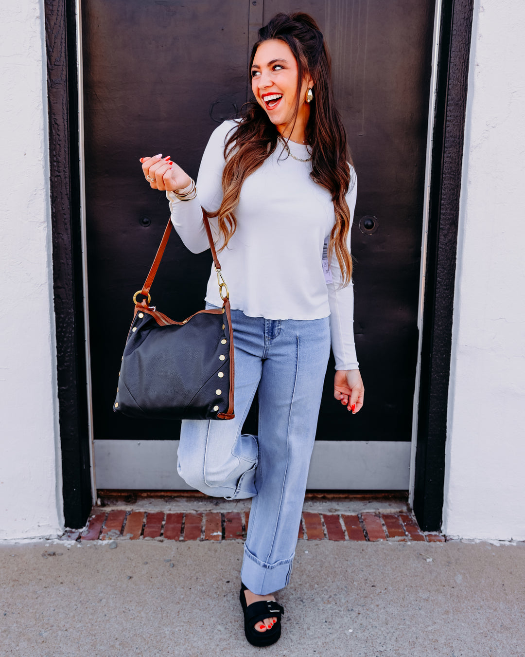 Hammitt: Kyle Large Handbag in East End/Antique Gold