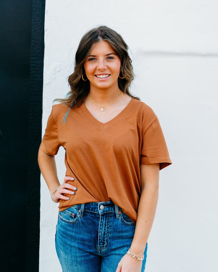 Another Love: Amaya Top in Brown Sugar