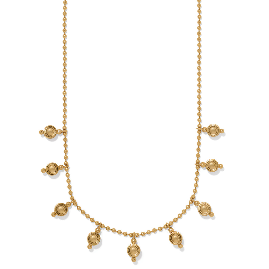 Brighton: Gold Twinkle Mod Droplet Reversible Necklace