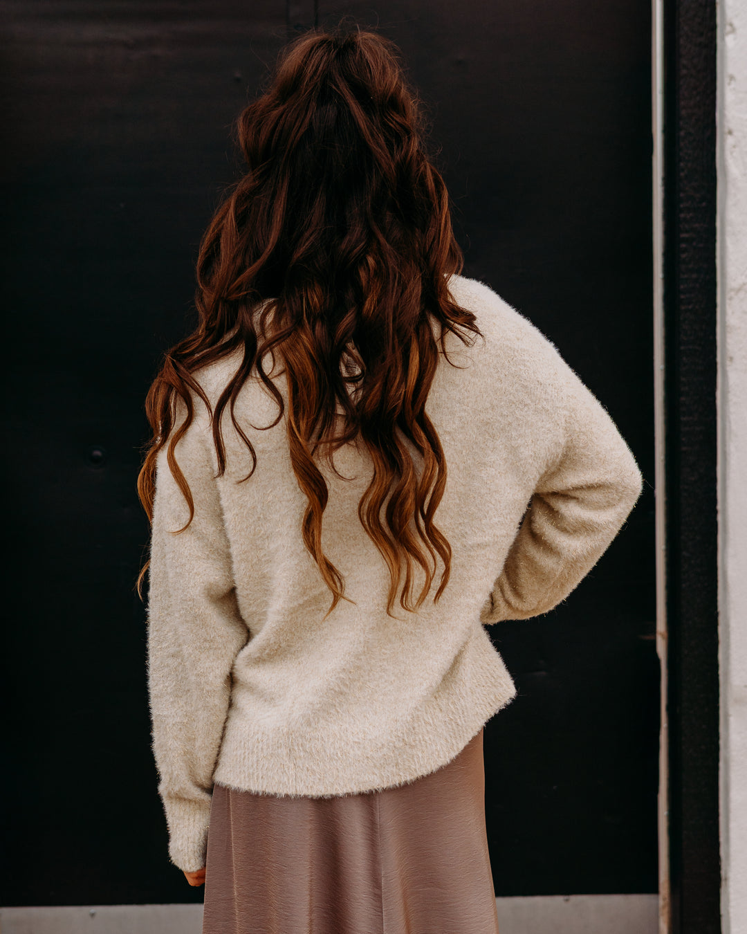 Z Supply: Merry Gold Sweater in Warm White