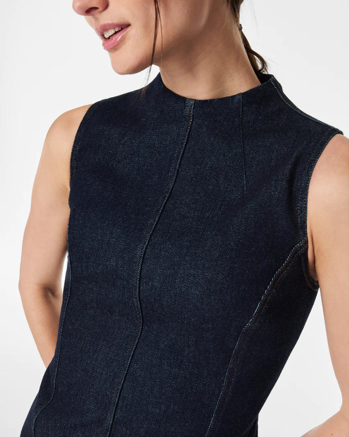 Spanx: Denim Seamed Shift Dress 20715R
