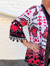 Load image into Gallery viewer, Multiples: 3/4 Flounce Sleeve Multi Color Cardigan - M14509JM
