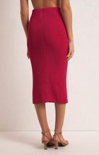 Load image into Gallery viewer, Z Supply: Aveen Midi Skirt in Dragon Fruit
