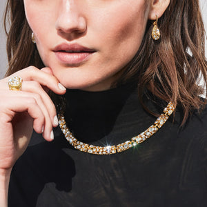 Brighton: One Love Collar Necklace in Gold