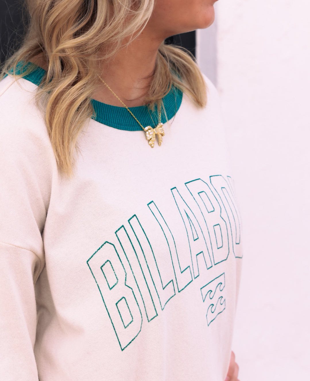 Billabong: Go West Ringer Tee in White Cap (BL000922W)