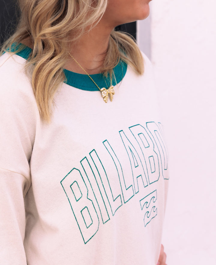 Billabong: Go West Ringer Tee in White Cap (BL000922W)