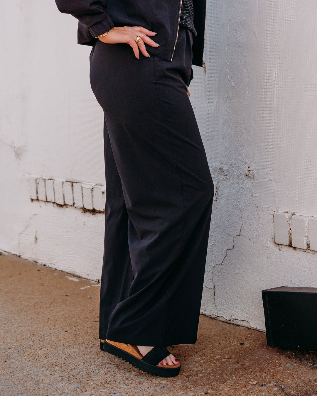 Joseph Ribkoff: Stretch Woven Pull-On Wide Leg Pants (262622) (11)