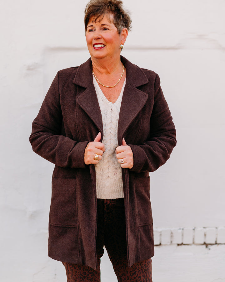 Thread & Supply: Willa Coat in Coffee Bean