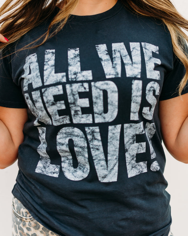 Elan: All We Need is Love Black Tee tep11493