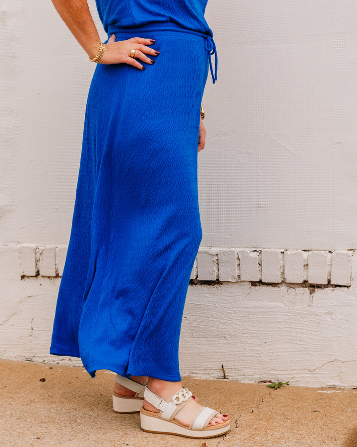 Z Supply: Idris Maxi Skirt in Nautical (ZK261346) - The Vogue Boutique