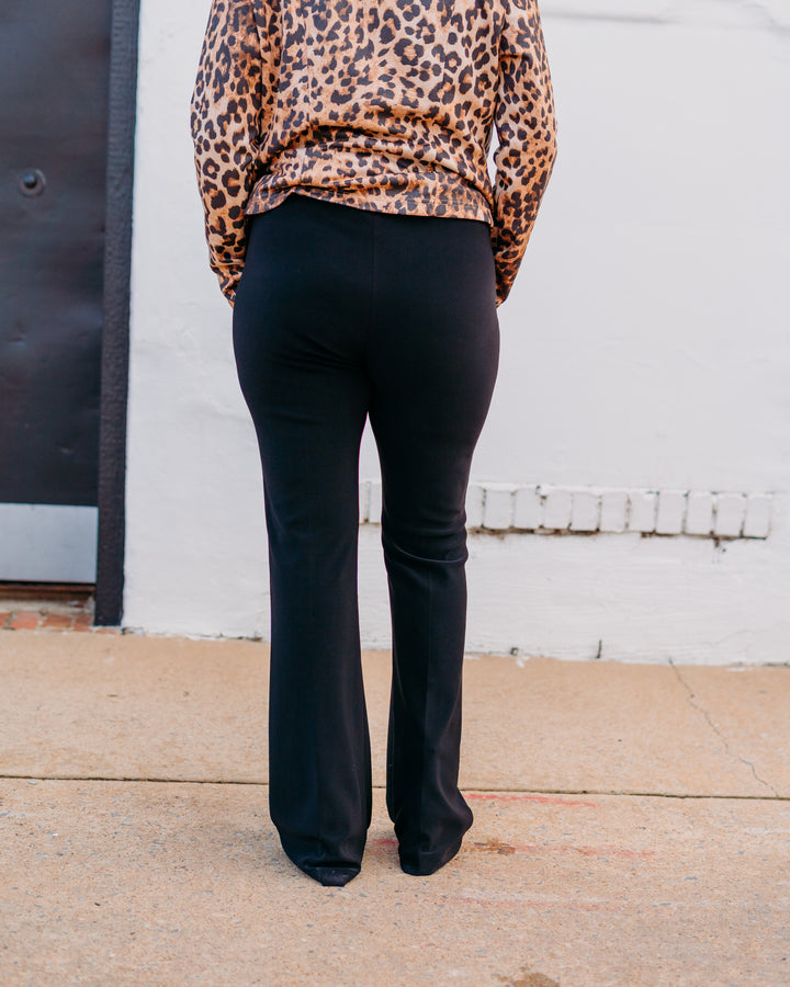 Joseph Ribkoff:Classic Flared Pant in Black 163099NOS