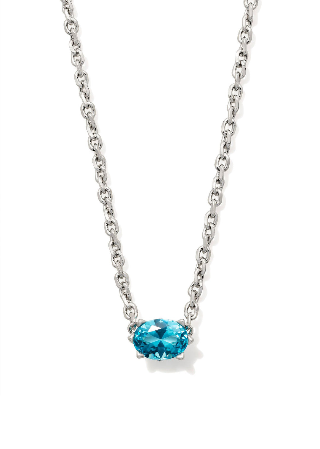 Kendra Scott: Cailin Birthstone Silver Pendant Necklace