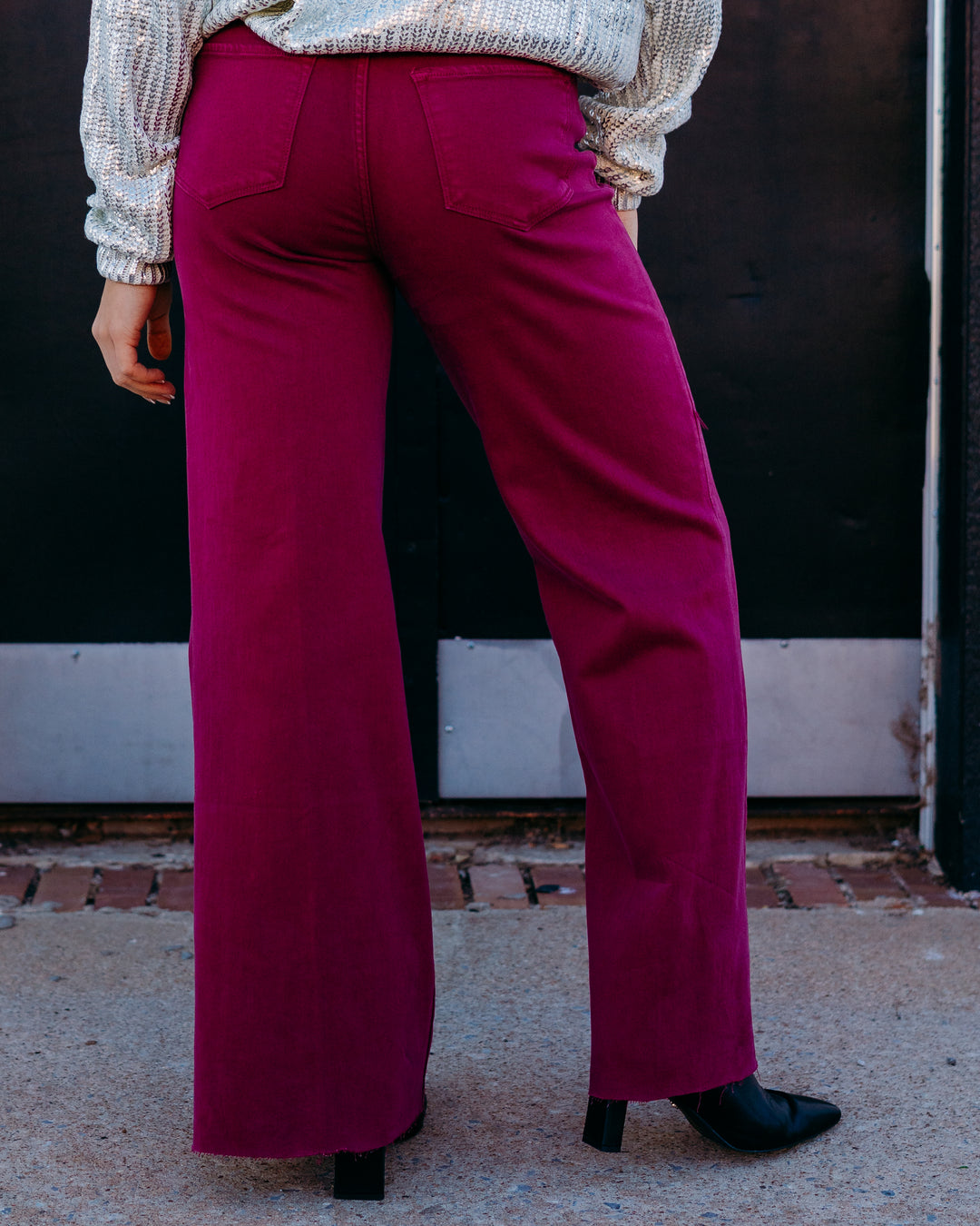 Dear John: Fiona Wide Leg Jeans in Beaujolais DPM55C336BJA