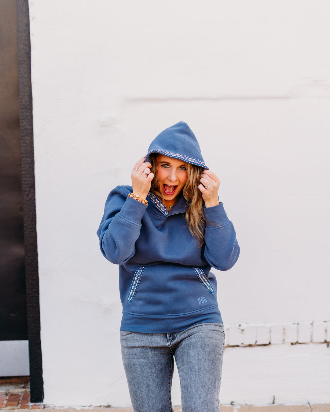UGG: Tasmen Hoodie in Dark Wave