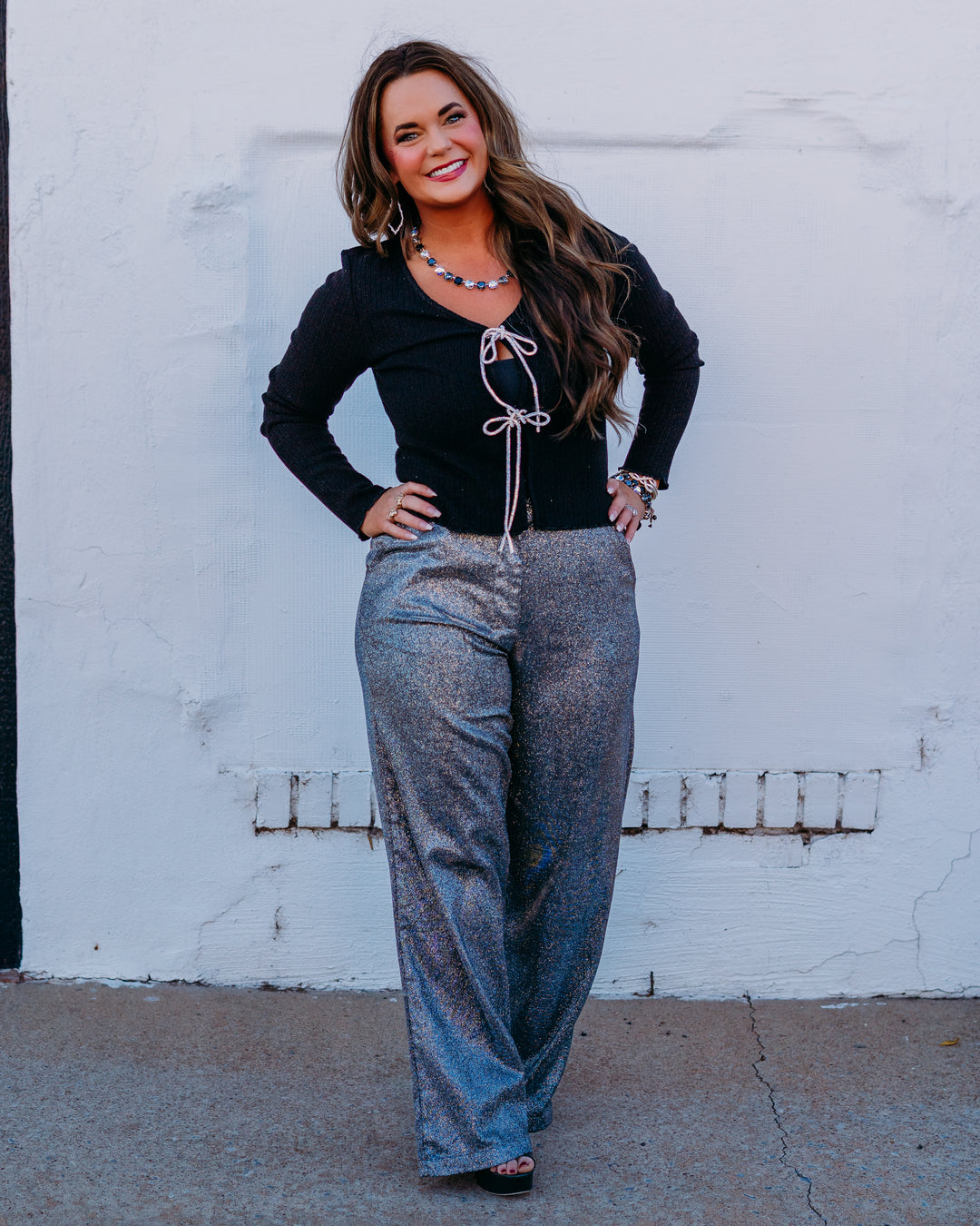 Another Love: Bishop Wide Leg Jeans in Disco