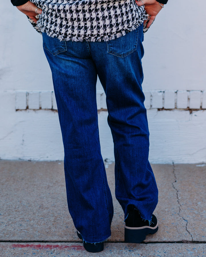 Kut: Kelsey High Rise Fab AB Ankle Flare-NSET Leg