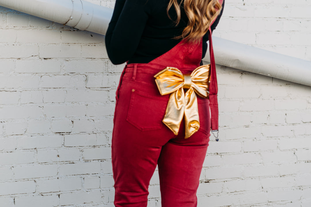 Judy Blue: Maroon Overalls